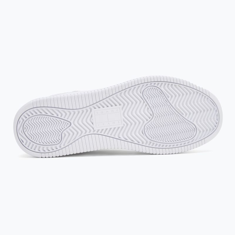Buty damskie Tommy Jeans Retro Basket white 4