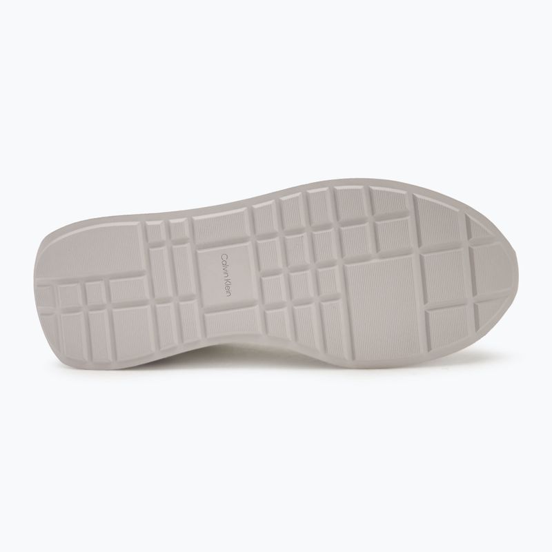 Buty damskie Calvin Klein YW0YW01942 Retro Runner Lace Up Leather MG bright white/chateau 4