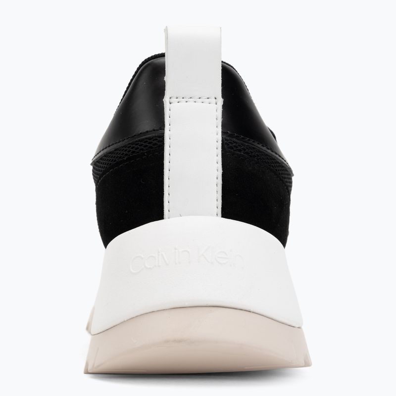 Buty damskie Calvin Klein HW0HW02487 Runner Lace Up Mesh MIX black/bright white 6