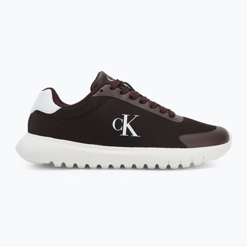 Buty damskie Calvin Klein YW0YW01750 3 Eva Runner Mesh MG brown out/green haze 2