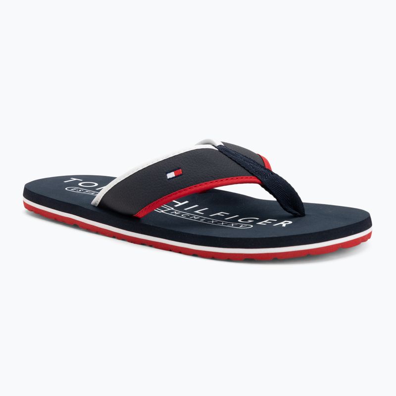 Japonki męskie Tommy Hilfiger Tumble Beach desert sky