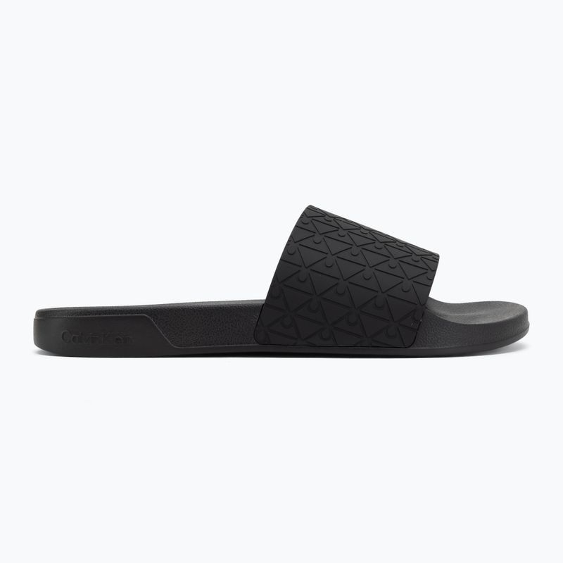 Klapki męskie Calvin Klein HM0HM02110 Ess triple black mono 2