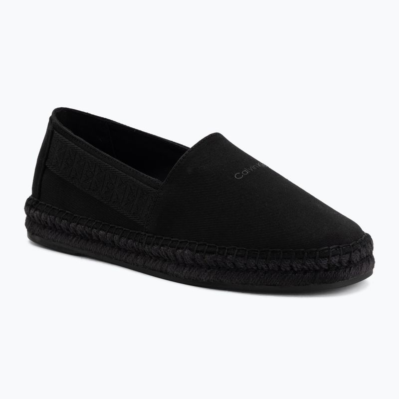 Espadryle męskie Calvin Klein HM0HM02075 Webbing riple black