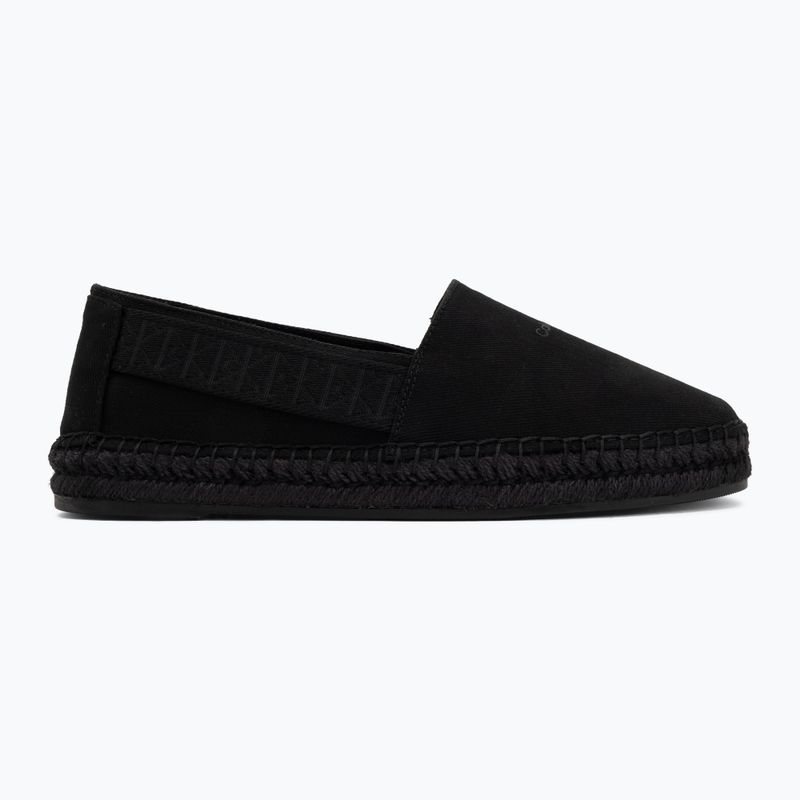 Espadryle męskie Calvin Klein HM0HM02075 Webbing riple black 2