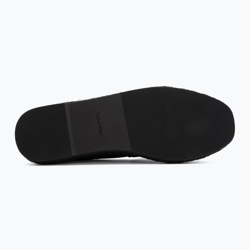 Espadryle męskie Calvin Klein HM0HM02075 Webbing riple black 4