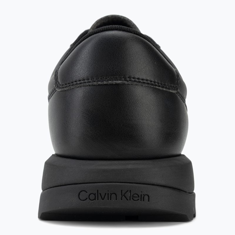 Buty męskie Calvin Klein HM0HM02146 City Runner Laceup Leather triple black 6