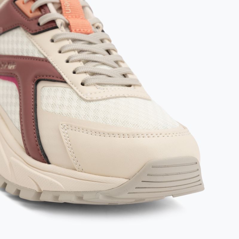 Buty damskie Calvin Klein HW0HW03002 Hike Run Ckstripe Mesh off white/oatmeal/dusty rose 7