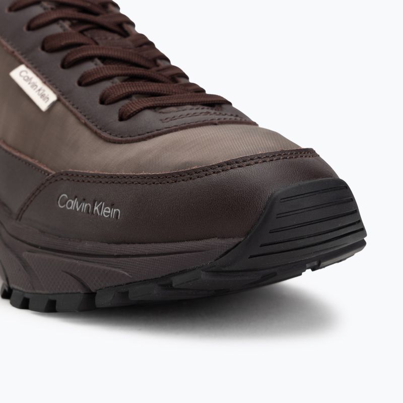 Buty damskie Calvin Klein HW0HW02999 Hike Runner Organza Met Leather bordeaux/rhubarb 7