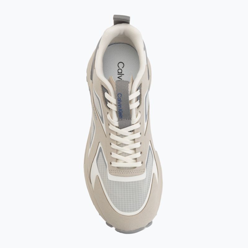 Buty damskie Calvin Klein HW0HW03019 Hike Run Ckstripe Ripst oatmeal/marshmallow/cloudburst 5