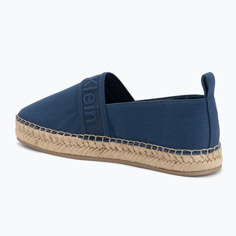 Espadryle damskie Calvin Klein HW0HW02934 Oblique Webbing key largo 3
