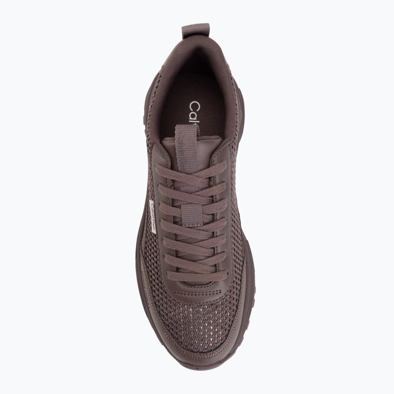 Buty damskie Calvin Klein HW0HW03000 Hike Runner Lup Lin Mesh peppercorn 5
