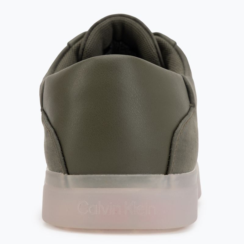 Buty damskie Calvin Klein HW0HW02977 Low Pro Cups Laceup Ripst deep lichen green/pink yarrow 6