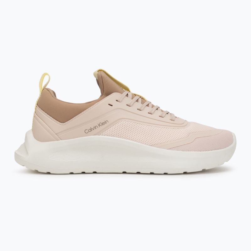 Buty damskie Calvin Klein HW0HW03023 Light Runner Sock Mesh Lycra whisper pink/lemonade/silver mink 2