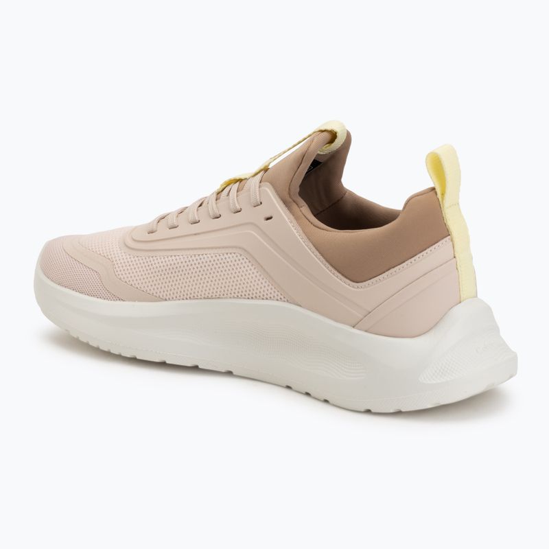 Buty damskie Calvin Klein HW0HW03023 Light Runner Sock Mesh Lycra whisper pink/lemonade/silver mink 3