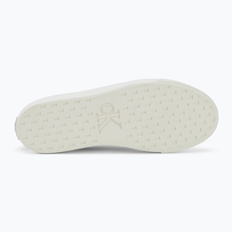 Buty damskie Calvin Klein HW0HW02970 Vulc Flatf Laceup Ripst deep lichen green/pink yarrow 4