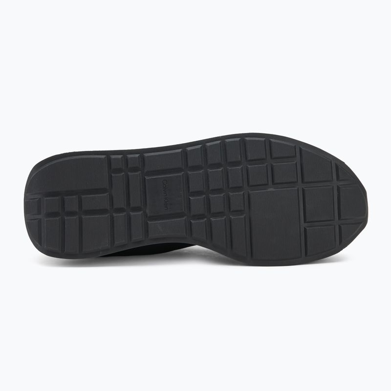 Buty męskie Calvin Klein YM0YM01361 Retro Runner Essential MIX MAT triple black 4