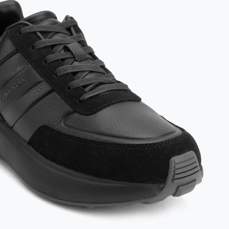 Buty męskie Calvin Klein HM0HM02033 City Runner Laceup Tape Leather triple black 7