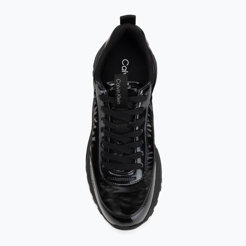 Buty damskie Calvin Klein YW0YW02043 Hike Runner Lace Up Pearl Nylon triple black 5