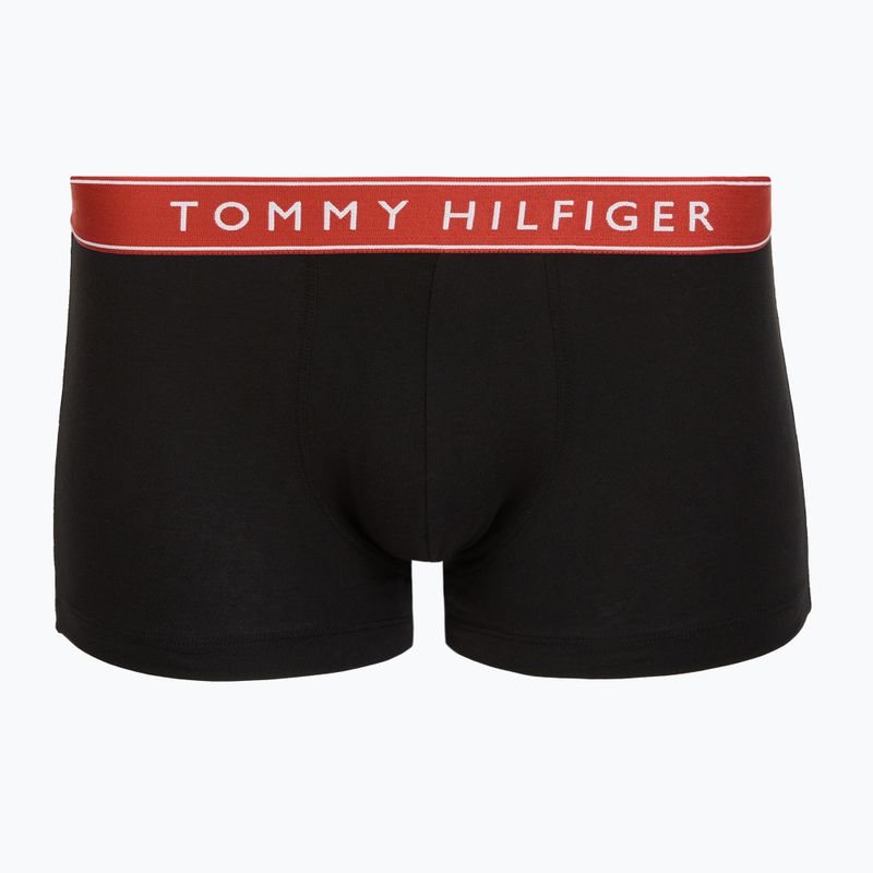 Bokserki Tommy Hilfiger Trunk WB 3 pary brick blue/terra red/army green 3