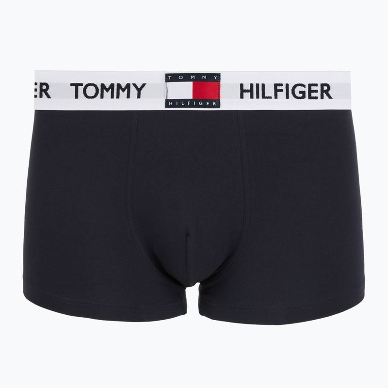 Bokserki męskie Tommy Hilfiger Trunk medium red/white/navy blue 2