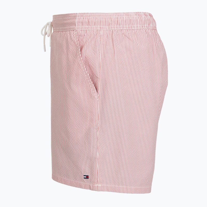Szorty kąpielowe męskie Tommy Hilfiger Medium Drawstring Ithaca terra red/ecru ithaca 3