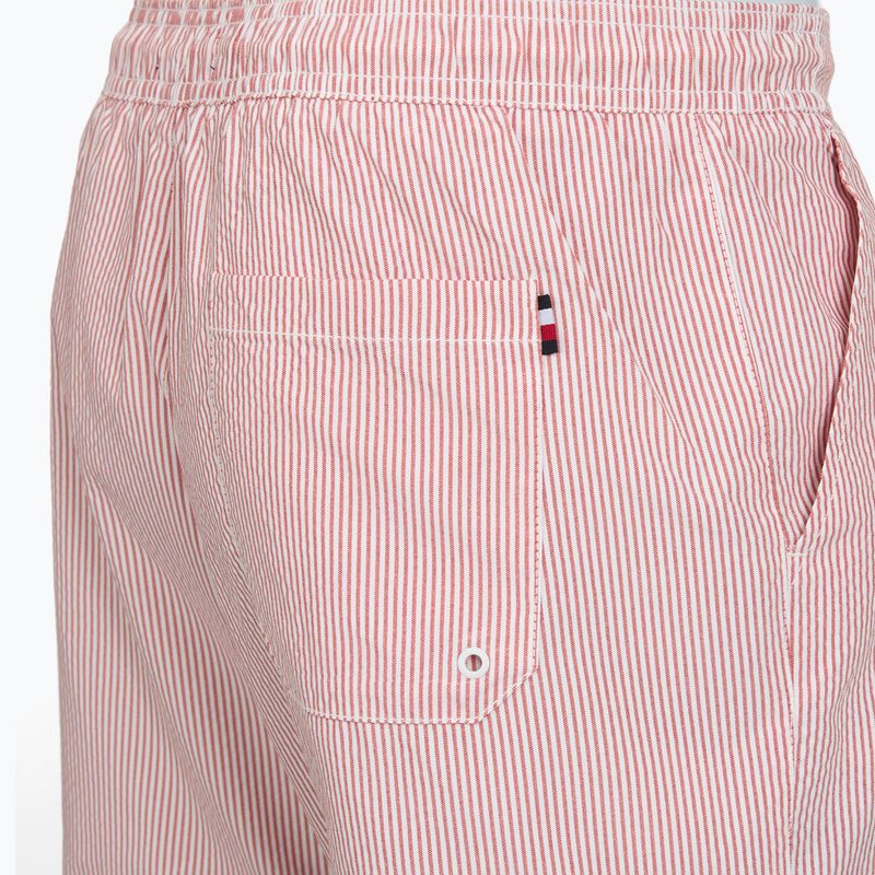 Szorty kąpielowe męskie Tommy Hilfiger Medium Drawstring Ithaca terra red/ecru ithaca 4