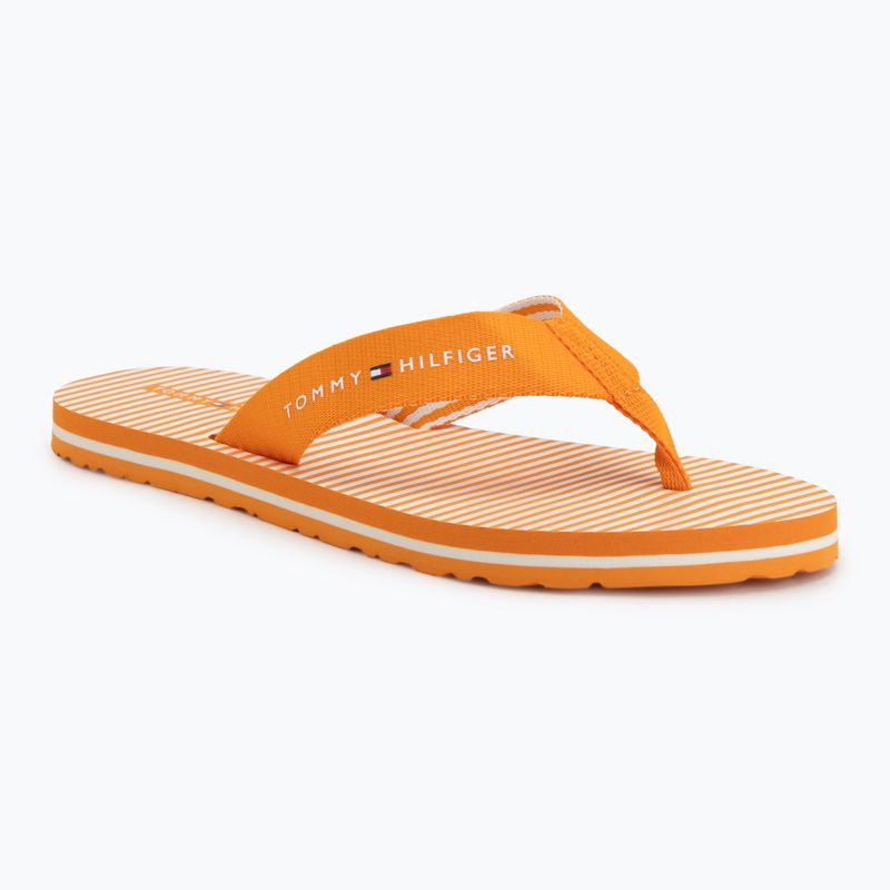 Japonki damskie Tommy Hilfiger Ithaca Stripe Summer orange hype