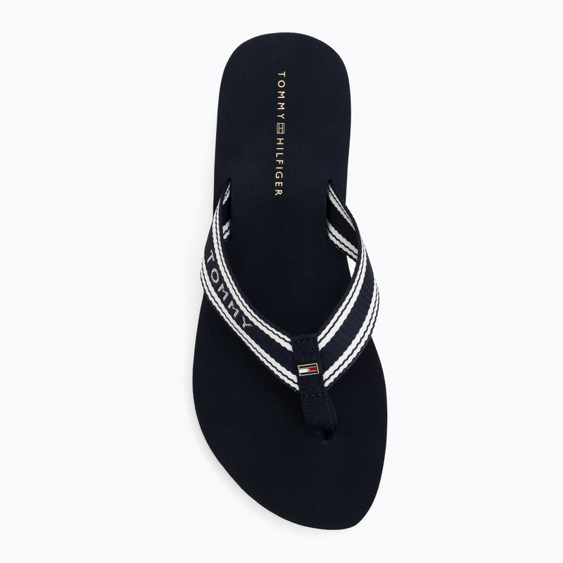 Japonki damskie Tommy Hilfiger Flag Print Summer Sandal rwb 5