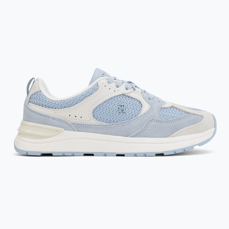 Buty damskie Tommy Hilfiger Mix Material Runner brezzy blue/ecru 2