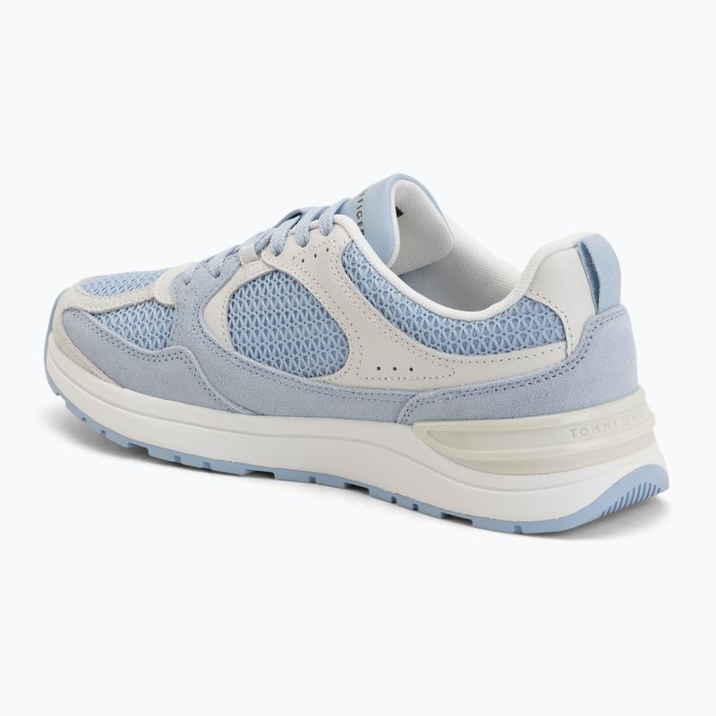 Buty damskie Tommy Hilfiger Mix Material Runner brezzy blue/ecru 3