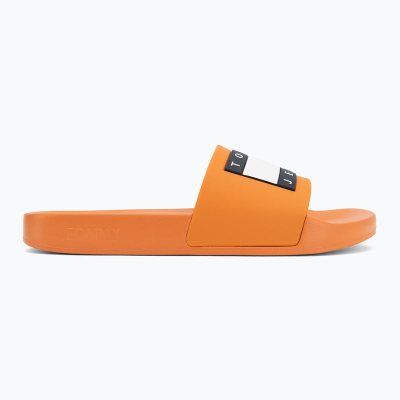 Klapki męskie Tommy Jeans Pool Slide Ess rusty orange 2