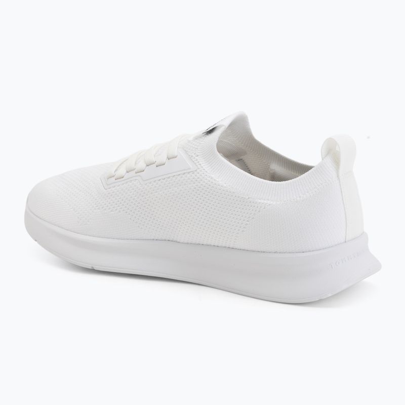 Buty męskie Tommy Hilfiger Lightweight Knitted Runner white 3