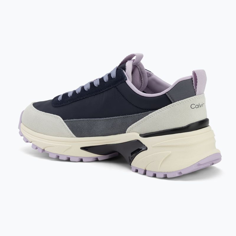 Buty damskie Calvin Klein HW0HW03279 Hike Runner Nylon Mix blue nights/night owl/white 3