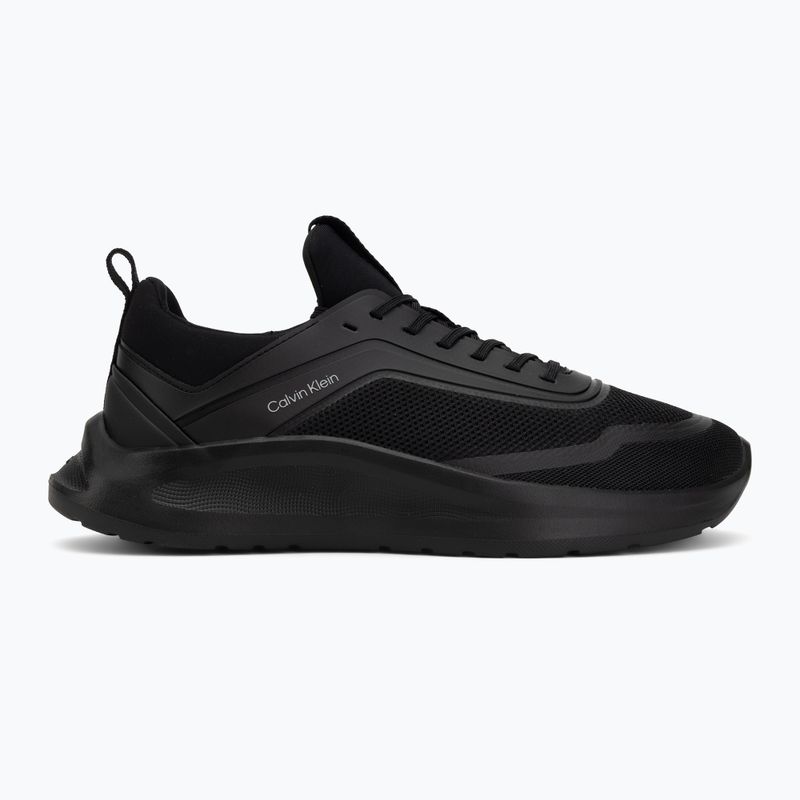 Buty męskie Calvin Klein HM0HM02164 Light Eva Run Lace Sock triple black 2