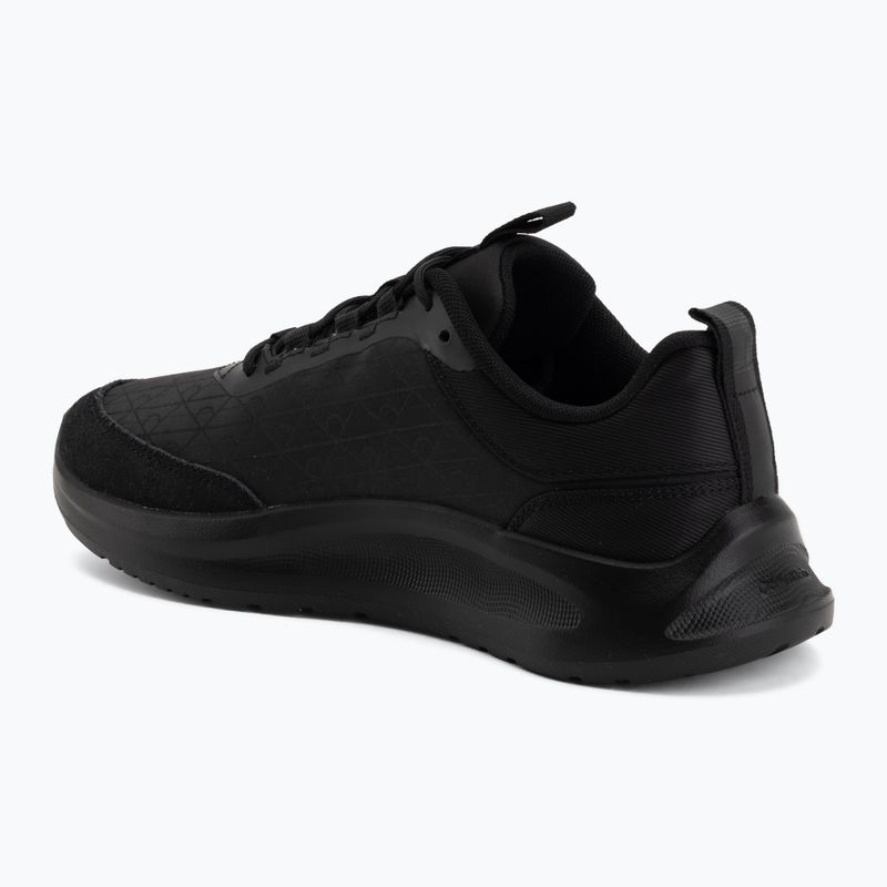 Buty męskie Calvin Klein HM0HM02343 Light Eva Runn Laceup AOP triple black 3