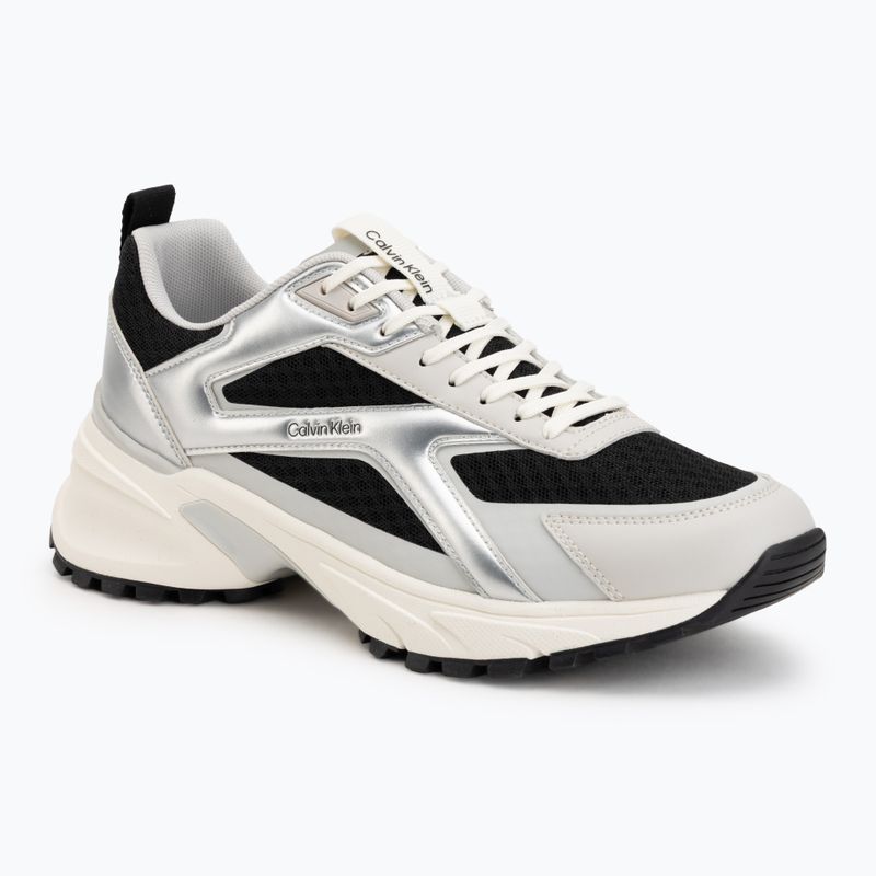 Buty męskie Calvin Klein HM0HM02341 Hike Runner Stripe Met Mix black/silver/light grey