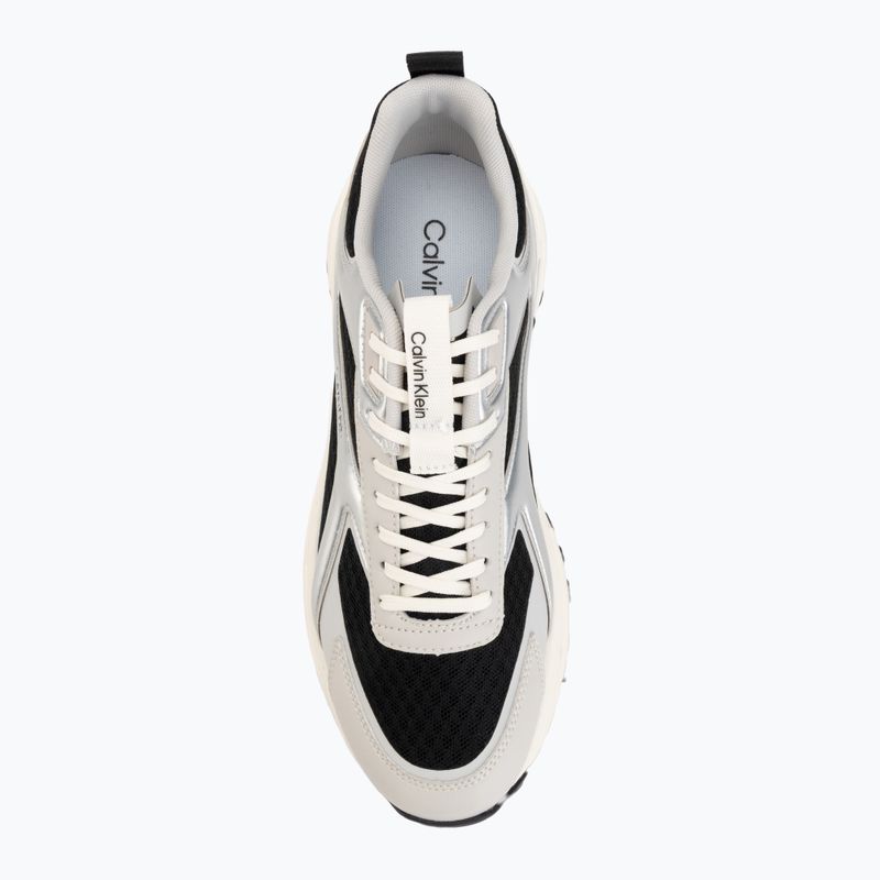 Buty męskie Calvin Klein HM0HM02341 Hike Runner Stripe Met Mix black/silver/light grey 5