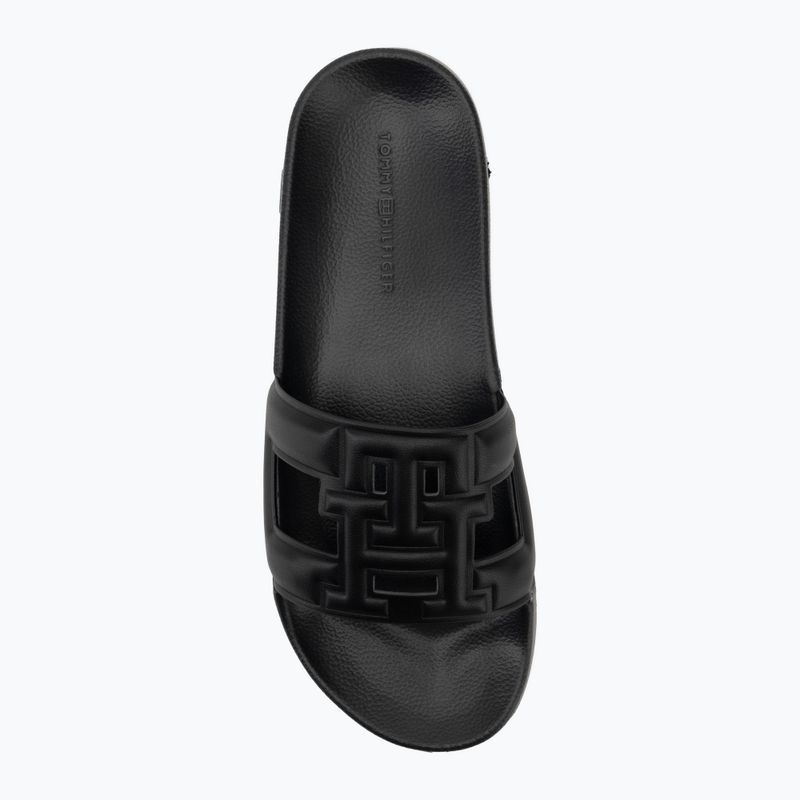 Klapki damskie Tommy Hilfiger Monogram black 5