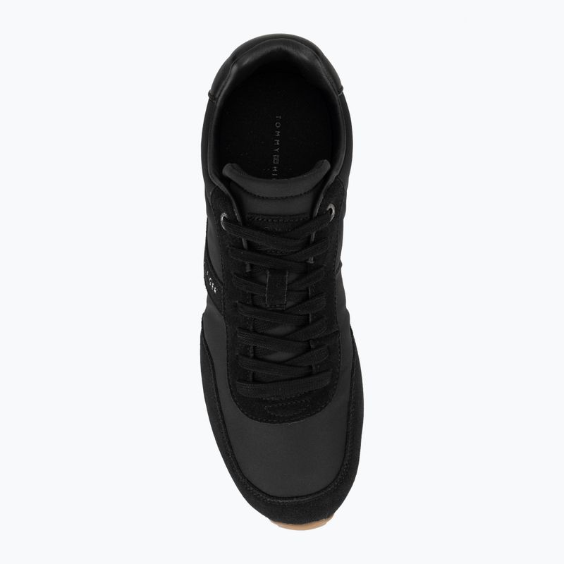 Buty męskie Tommy Hilfiger Low Run Icon Summer Mix black 5