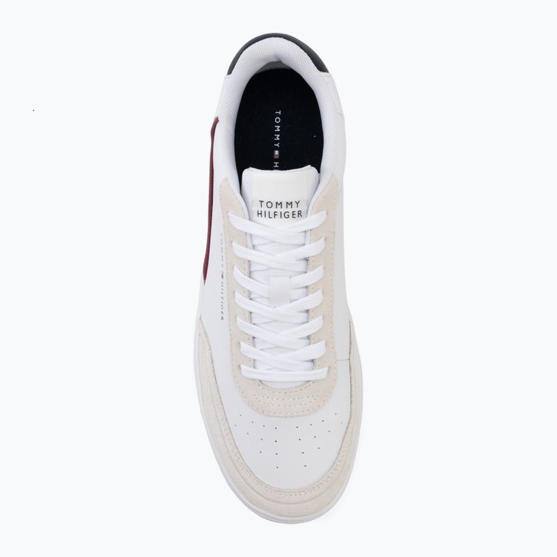 Buty męskie Tommy Hilfiger Basket Core Leather Suede Mix rwb 5