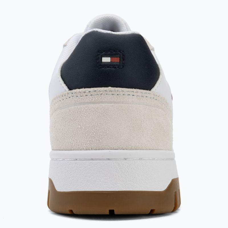 Buty męskie Tommy Hilfiger Basket Core Leather Suede Mix rwb 6