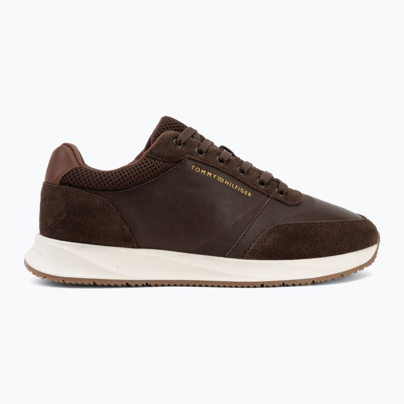 Buty męskie Tommy Hilfiger Dresy Runner Suede Mix cocoa 2