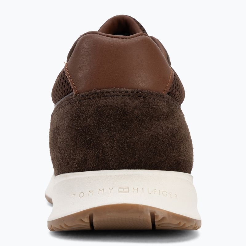 Buty męskie Tommy Hilfiger Dresy Runner Suede Mix cocoa 6