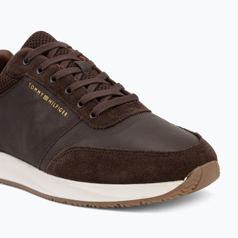 Buty męskie Tommy Hilfiger Dresy Runner Suede Mix cocoa 7