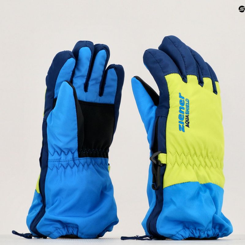 Rękawice narciarskie dziecięce ZIENER Levio AS Minis persian blue 4