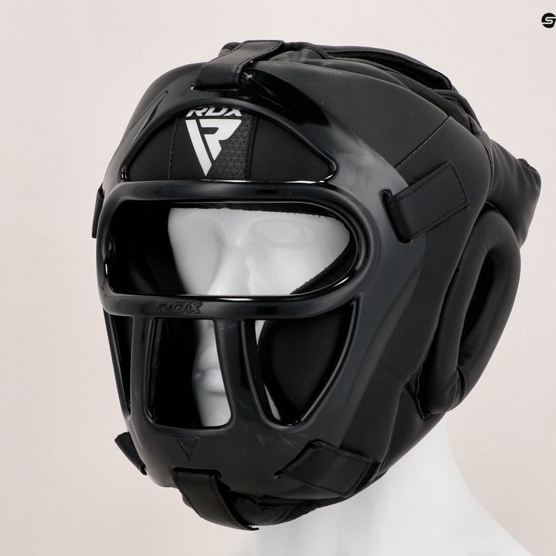 Kask bokserski RDX Guard Grill T1 black 6