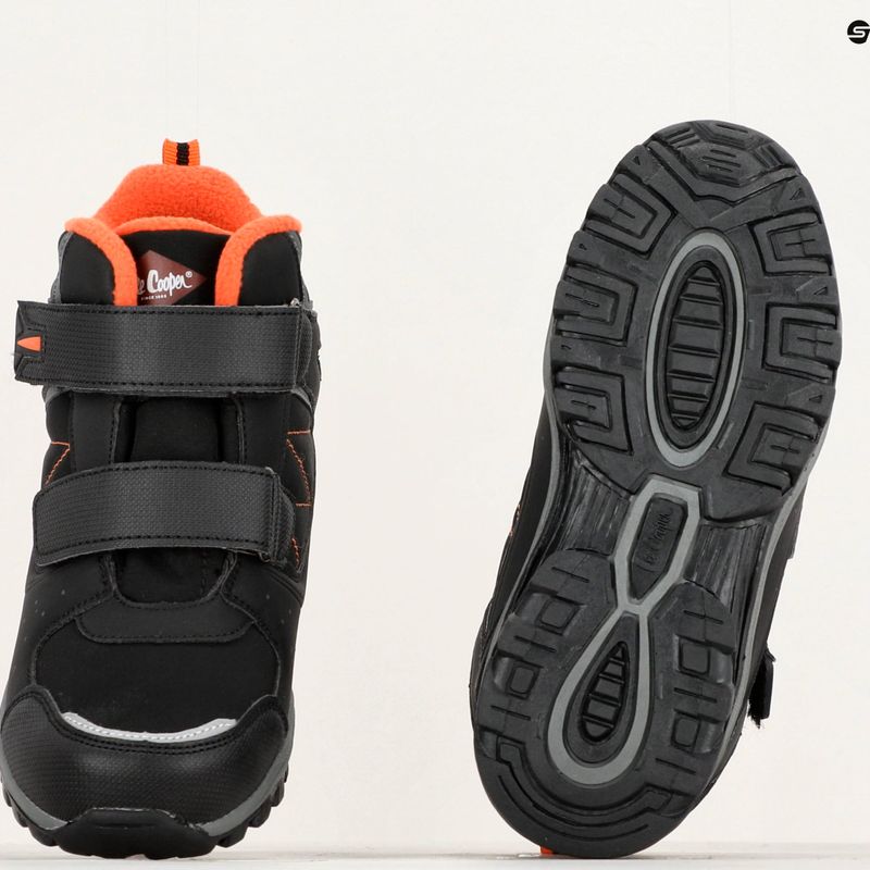 Śniegowce dziecięce Lee Cooper LCJ-23-01-2060 black/orange 10