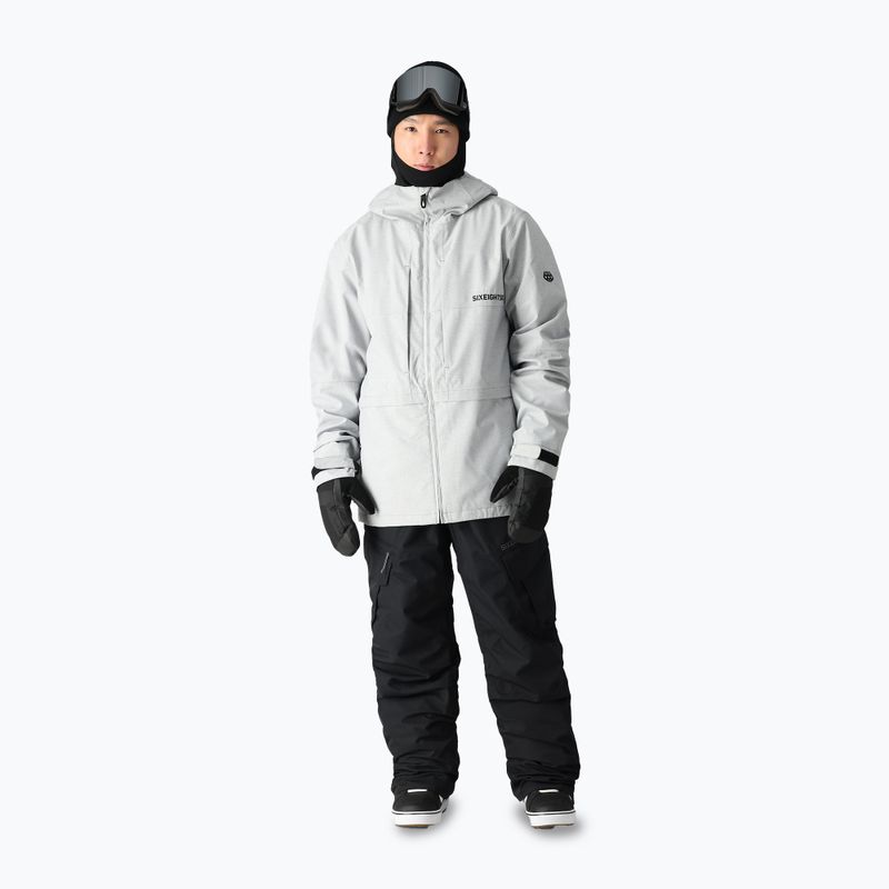Spodnie snowboardowe męskie 686 Smarty 3-in-1 Cargo Bib black 2