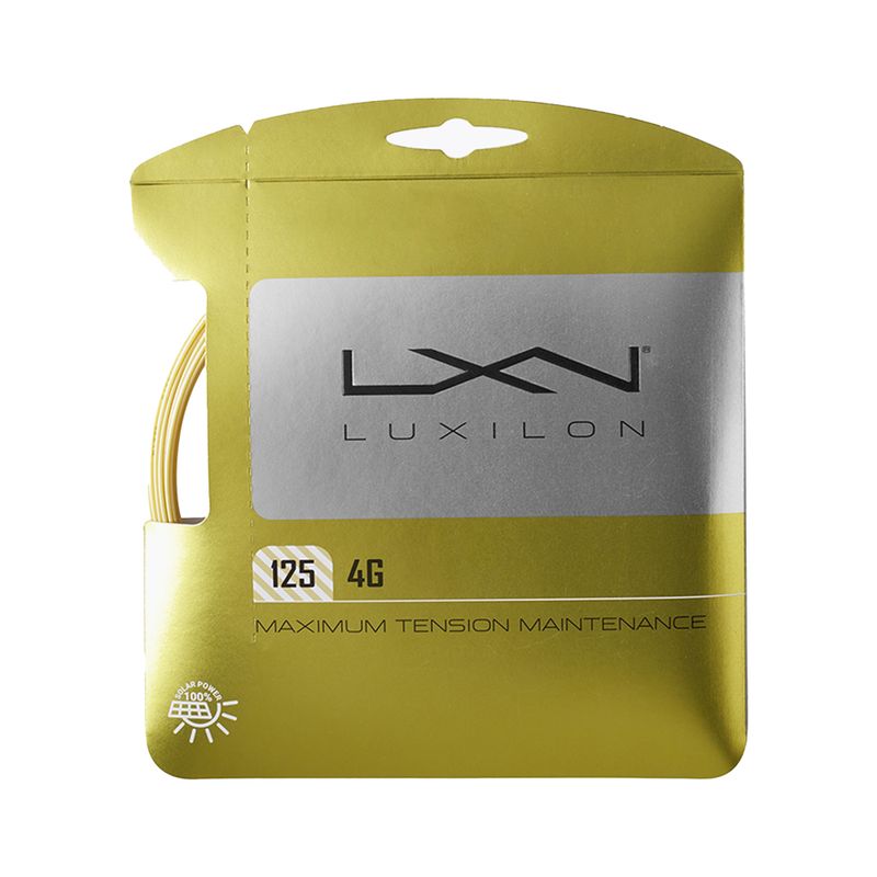 Naciąg tenisowy Luxilon 4G 125 Set 12,2 m gold