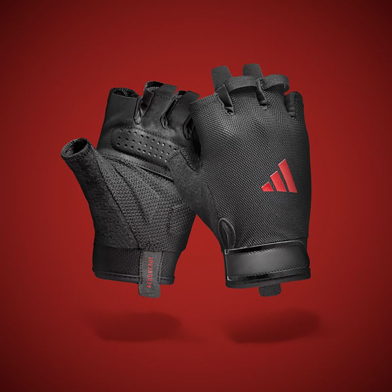 Rękawiczki treningowe adidas Essential Training red 6